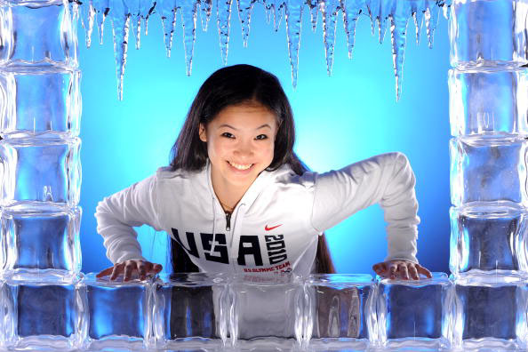 图文-花滑华裔少女张圆圆写真能否扛起美国女单的希望