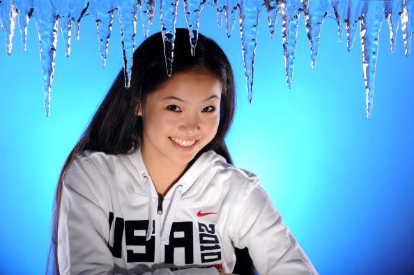 图文-花滑华裔少女张圆圆写真已是亭亭玉立的美少女