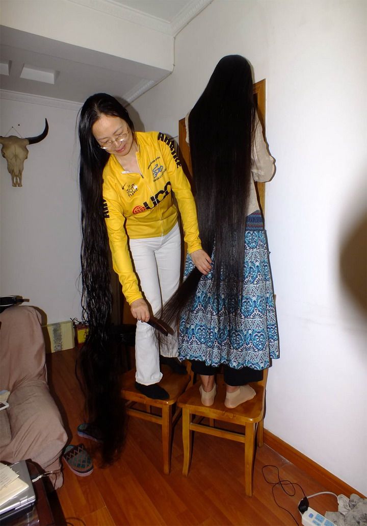 新发现的长发女