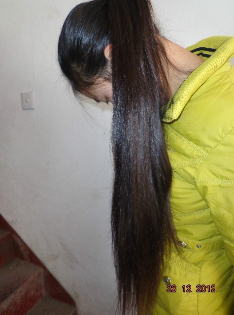发长90厘米的襄阳长发女