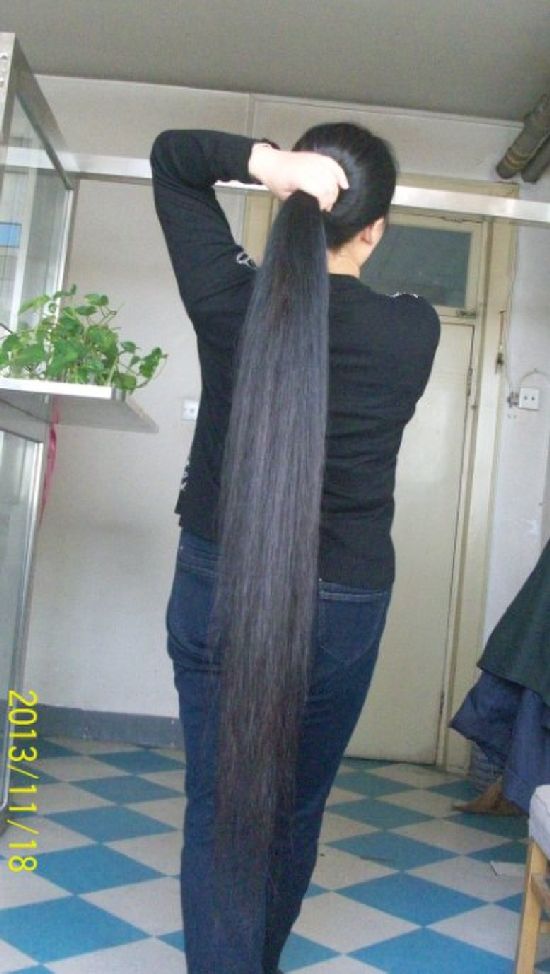 长发妈妈秀发及膝