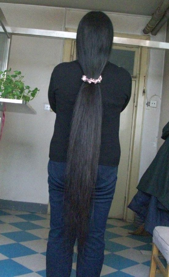 长发妈妈秀发及膝